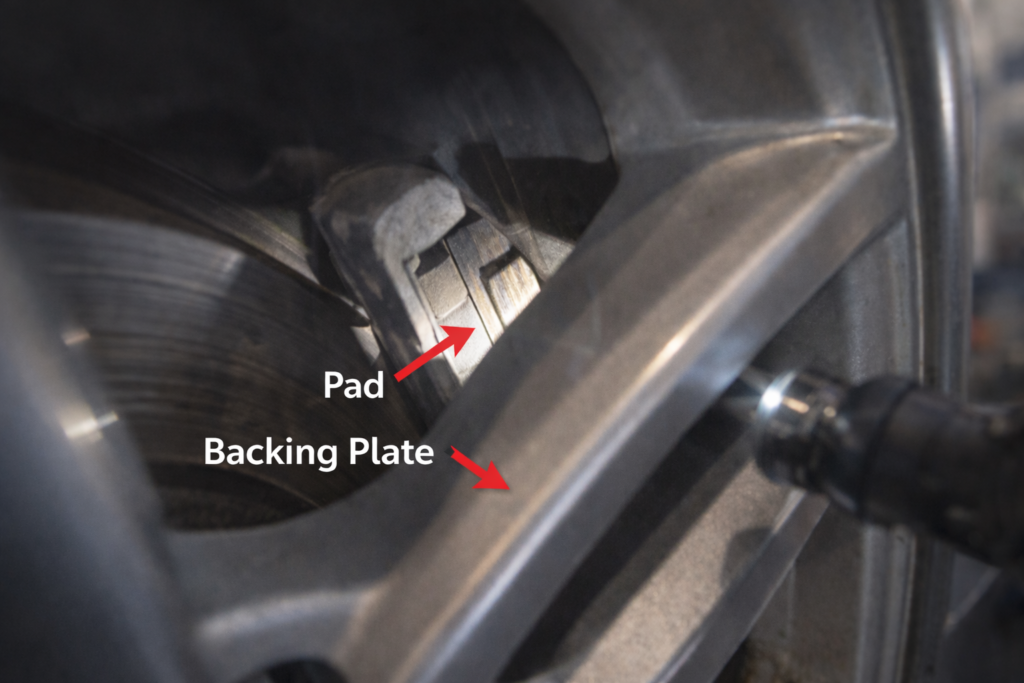 Viewing Honda brake pads through wheel spokes shows thickness clearly, can you check Honda brake pads without removing wheels