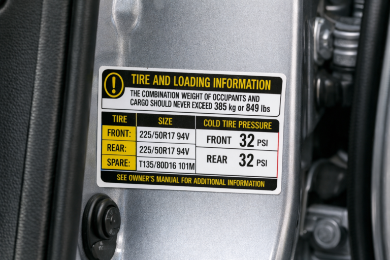 Honda Accord tire pressure gauge checking wheels to explain what PSI should Honda Accord tires be for safety fuel efficiency!