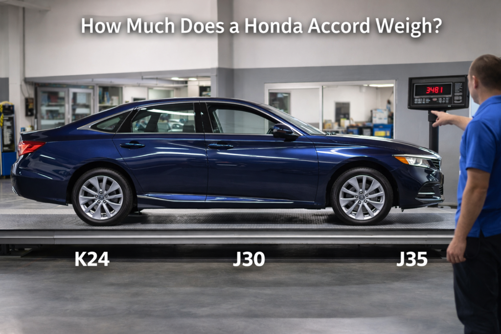 How Much Does A Honda Accord Weigh t? (Compare Now) - AutosFieldr