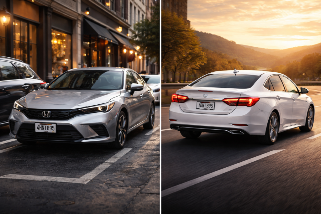 Which Is Better for Daily Driving? Civic in tight city parking vs Accord smooth highway drive real world comparison